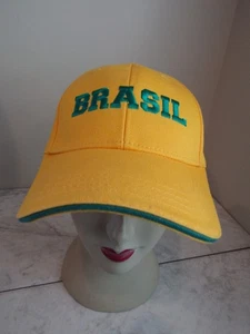 Esportivos LTD BRASIL Adams Yellow 100% Cotton Adjustable Baseball Hat OSFM - Picture 1 of 6