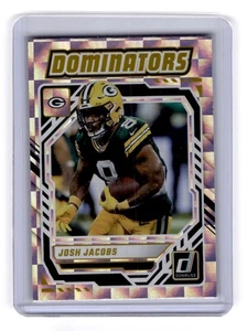 2025 Donruss #DOM-JJS Josh Jacobs Dominators - Picture 1 of 2