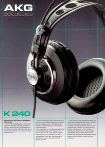 AKG K 240 Sextett Cardan - Monitor High-End Studio Kopfhörer,  4 - 600 Ohm - Bild 1 von 5