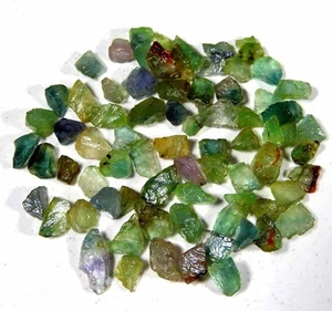 88.40CtsNatural Green Small Apatite Rough Lot Loose Gemstone - Picture 1 of 3