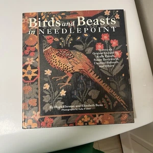 Birds and Beasts in Needlepoint Hardcover Hugh Ehrman - Picture 1 of 10