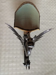 APPLIQUE IN FERRO BATTUTO DA PARETE - Foto 1 di 4