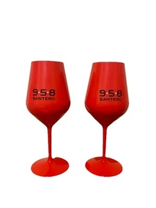 Coppia di calici di colore rosso - Foto 1 di 1