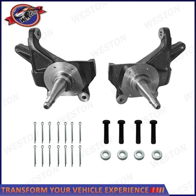 2 Pcs 2" Drop Lowering Spindles For 1983-1997 Nissan 720/D-21/Hardbody 2WD Foto 1 de 4