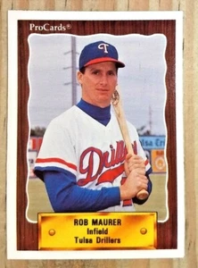 1990 PROCARDS ROB MAURER MINOR LEAGUE CARD#1163 NM-MT TEXAS RANGERS EVENSVILLE - Picture 1 of 2