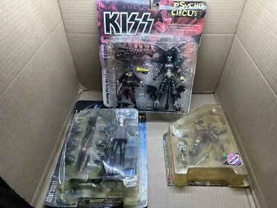 Lote de 3 archivos de juguete vintage Kiss Spawn The X Foto 1 de 4