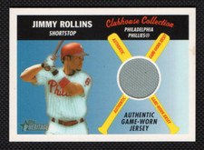 2004 Topps Heritage Clubhouse Collection #CCR-JR JIMMY ROLLINS Game Used Relic