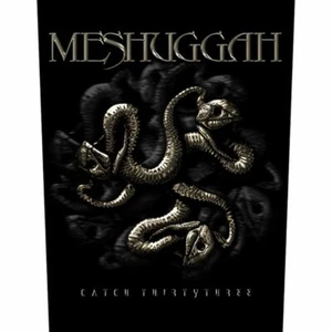 MESHUGGAH CATCH 33 LARGE SIZE PRINTED SEW ON BACK PATCH OFFICIALLY LICENSED - Picture 1 of 5
