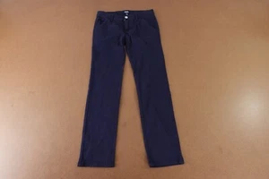 Chaps Girls Size 12 Navy Uniform Stretch Chino Pants New - Picture 1 of 4
