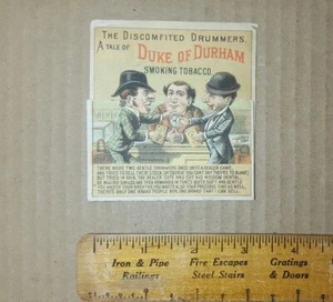 Vintage Vicorian Duke of Durham Rauchen Tabak mechanische Sammelkarte (F-3) - Bild 1 von 9