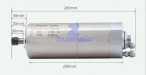 NEW CNC Water Cooling Spindle Motor Engraving Milling Grind 380VAC GDZ-80-1.5(4) - Picture 1 of 2
