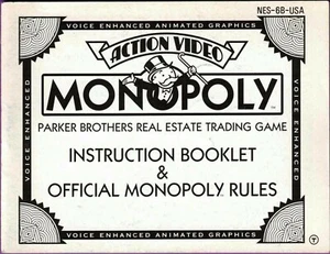 Monopoly (Nintendo Entertainment System, 1991) NUR Anleitung - Bild 1 von 2