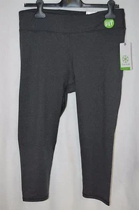 Gaiam Om Panel Grey / Purple Yoga Capri - Size M NWT - Picture 1 of 4