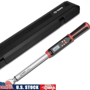 1/2 Zoll Antrieb Digitaler Drehmomentschlüssel 7,38-147,5 Fuß-Pfund/10-200 NM Dual-Richtung USA - Bild 1 von 7