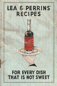 RECETAS DE COCINA, FOLLETO, LEA Y PERRIN, 1932, PARA PLATO EVRY QUE NO ES DULCE - Imagen 1 de 1