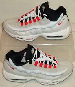 New Nike Air Max 95 SE Bone Red Mens US Size 7.5 UK 6.5 EUR 40.5 DQ0268 002 - Picture 1 of 8