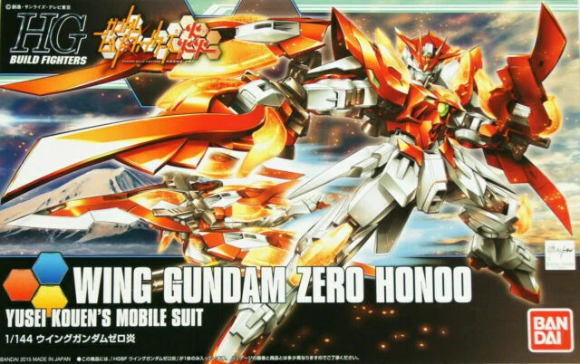 Bandai HGBF033 1:144 Wing Gundam Zero Honoo Model Kit - Image 1 of 1