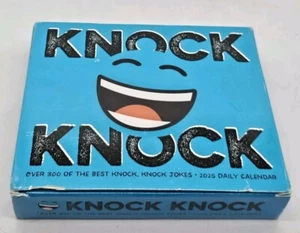 Knock Knock 2025 6.2 x 5.4 Box Calendar Outer Package Worn - Picture 1 of 5
