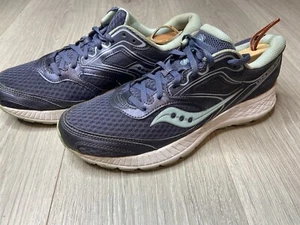 Saucony Cohesion 12 Running Shoes S10471-17 Women 11 Gray Athletic Sneakers Walk - Picture 1 of 9