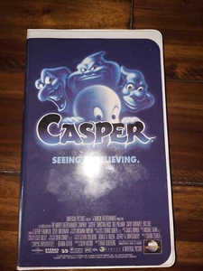 Casper (VHS, 1997, Clamshell) Vintage VHS Tape Original Packaging Very Good Cond - Picture 1 of 3
