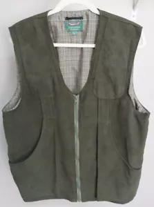 GRASSROOTS COUNTRY CLOTHING (UK) SHOOTING VEST FULL ZIP COTTON - L - Picture 1 of 5