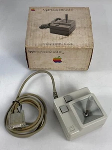 Vintage Apple Joystick IIe & IIc Platinum A2M2012 Computer - Afbeelding 1 van 20