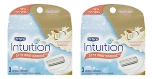 Recambios de hoja de afeitar Schick Intuition, piel seca pura nutrición, 6 cartuchos - Imagen 1 de 2