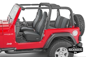 1997-2002 Wrangler TJ Neoprene Front & Rear Seat Custom Covers - Picture 1 of 4