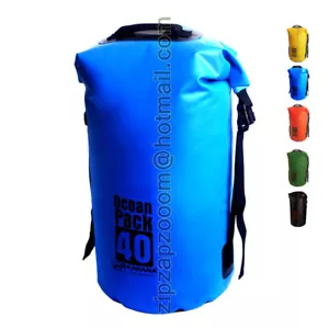 Karana Ocean Dry Duffle Pack Waterproof Kayak Shoulder Bag Travel Rucksack 40L - Picture 1 of 6