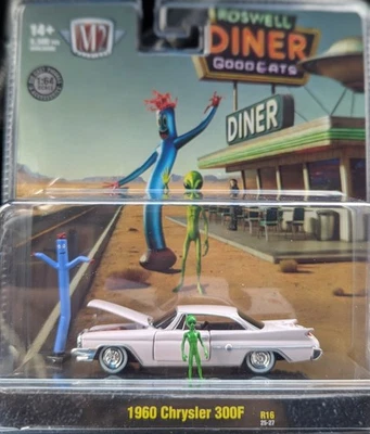 M2 machines 1960 chrysler 300f Roswell Diner GoodEats Brand New Sealed Box Ship - Image 1 of 4