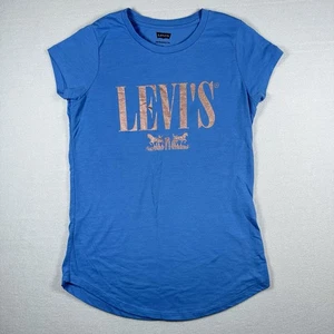 Levi’s Shirt Girls XL(13-15 Years) Blue With Graphics - Picture 1 of 9