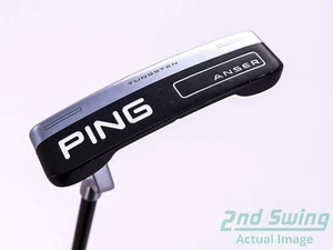 Ping 2023 Anser Putter Slight Arc Graphite Left Black Dot 35.0in - Picture 1 of 8