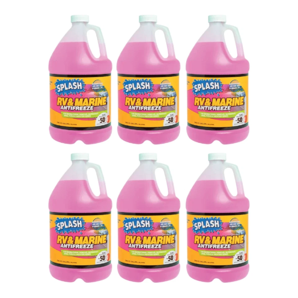 Casa rodante Splash 619526/marina -50° anticongelante, 1 galón, rosa (estuche de 6) Foto 1 de 1