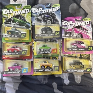 Car Tuned Diecast 8 Car Lot - 64 Impala, Nomad, Bel Air - New - Picture 1 of 9