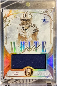 2024 Panini Gold Standard - White Gold CeeDee Lamb #WG-CLB /299 (MEM) - Bild 1 von 3