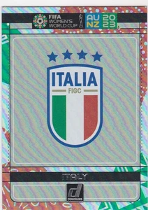2023 Donruss Womens World Cup #13 ITALY  SSP  FOIL Crest - Picture 1 of 2