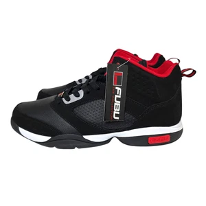 FUBU Zone High-top Basketball Shoes Casual Sneakers Black Men's Size 13 Lace-up - Picture 1 of 9