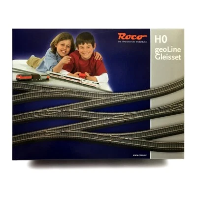 Set binari geoLine Gleisset Roco art. 61103 - D in H0 - Immagine 1 di 3
