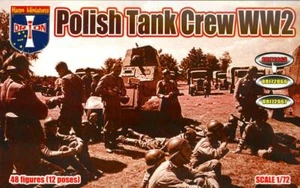 Orion Models 1/72 POLISH WWII TANK CREW Figure Set - Picture 1 of 3