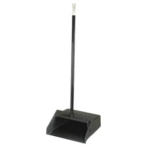 Duo-Pan 12" Lobby Dust Pan - Durable, Upright Sweeping Tool - Picture 1 of 4