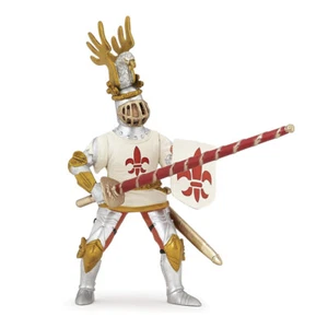 PAPO Fantasy World White Knight Fleur De Lys Toy Figure - Picture 1 of 1