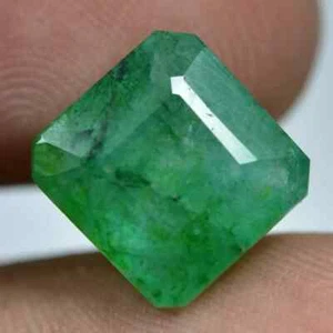 Natural Colombian Green Emerald 6.95 Ct GIE Certified Cut Loose Gemstone 134 - Picture 1 of 5