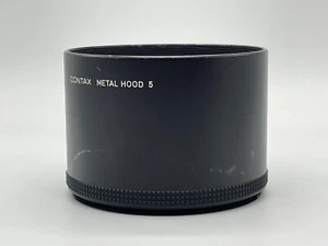 [Exc+5] Contax Original Metall Gegenlichtblende 5 86 mm schwarz aus Japan - Bild 1 von 7