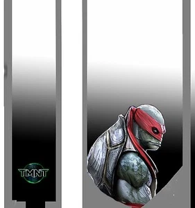 L@@K TMNT Raphael TEENAGE MUTANT NINJA TURTLES Satin Krawatte - Bild 1 von 1