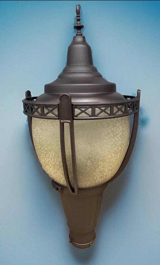 Lámpara de calle luminaria de bronce vintage de Nueva Orleans, lámpara de poste, se puede enviar. Foto 1 de 4