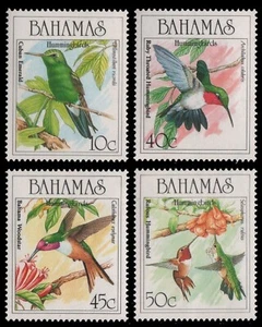 Bahamas 1989 - Mi-N.o 695-698 ** - Estampillada sin montar o nunca montada - Pájaros / Pájaros - Imagen 1 de 1