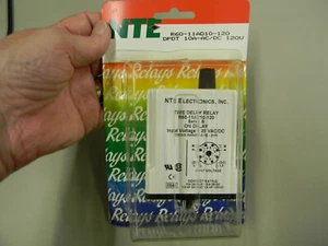 New NTE Electronics R60-11AD10-120 Time Delay Relay Series B U3 - Picture 1 of 3