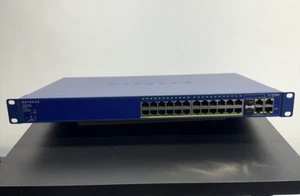 NETGEAR ProSafe 24+4 Smart Switch With PoE FS728TPv2 - Picture 1 of 6