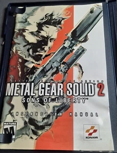 Sony PS2 Metal Gear Solid 2 Sons of Liberty Etiqueta Negra 2001 •CIB• Probado y Funciona - Imagen 1 de 7