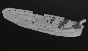 1/700th British HMS Pickle Topsail Schooner (8 guns) 1799-1808 - Picture 1 of 1
